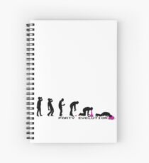 Party Evolution T-Shirt Spiral Notebook