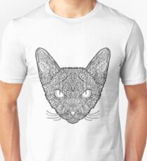 Devon Rex Cat - Complicated Coloring Slim Fit T-Shirt