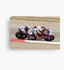 Carlos Checa at Miller Motorsports park 2012 Canvas Print