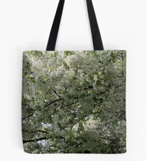 Full Bloom in White Tote Bag