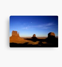 Monument Valley sunset Canvas Print