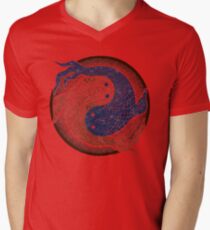 yin yang fish, shuiwudao mandala Men's V-Neck T-Shirt