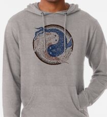 yin yang fish, shuiwudao mandala Lightweight Hoodie