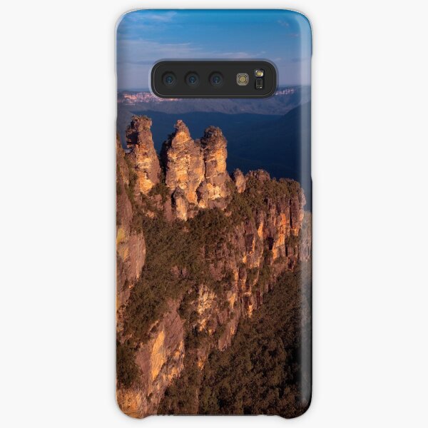 Three Sisters at sunset, Blue Mountains, Australia Samsung Galaxy Snap Case