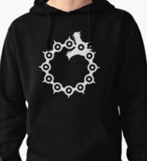 The Seven Deadly Sins - The Dragon Sin of Wrath (White) Pullover Hoodie