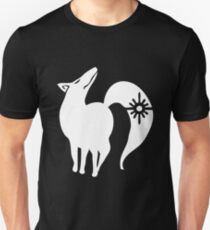 Camiseta ajustada Los siete pecados capitales - El zorro pecado de la codicia (Blanco)