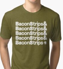 Bacon Strips Tri-blend T-Shirt