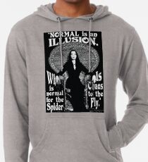 Morticia Addams - "Normal ist eine Illusion ..." Leichter Hoodie