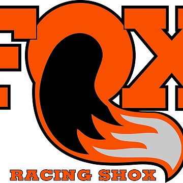 Fox Shox Original Logo Promo Decal - 15,5 cm - Orange, Merchandise