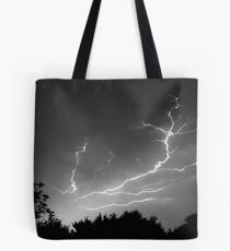 Cloud to Cloud Discharge #1. Tote Bag