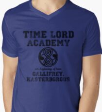 Time Lord Academy Men's V-Neck T-Shirt