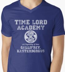 Time Lord Academy Men's V-Neck T-Shirt