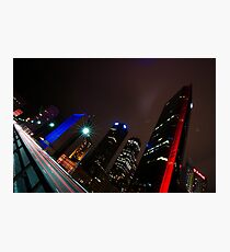 Skyscraper Illuminati Photographic Print