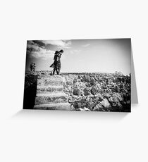 Walking the Walls - Galle Fort Greeting Card