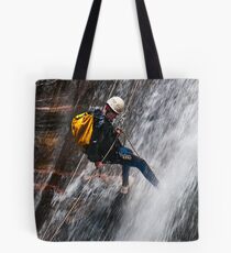Abseiling the Empress Falls Tote Bag