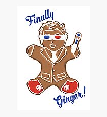 The 10th Doctor is Finally Ginger! Photographic Print