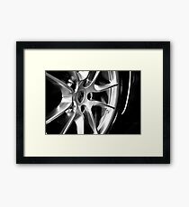 Porsche Wheel Framed Print