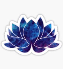 Blue Lotus Watercolor Sticker