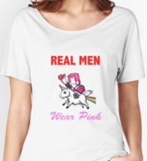 Castle Crashers: Real Men Wear Pink Women's Relaxed Fit T-Shirt
