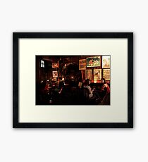 Gordan's Wine Bar, London - Taking in the Evening Framed Print