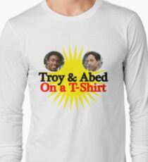 Troy and Abed on a T-Shirt Long Sleeve T-Shirt