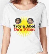Troy and Abed on a T-Shirt Women's Relaxed Fit T-Shirt