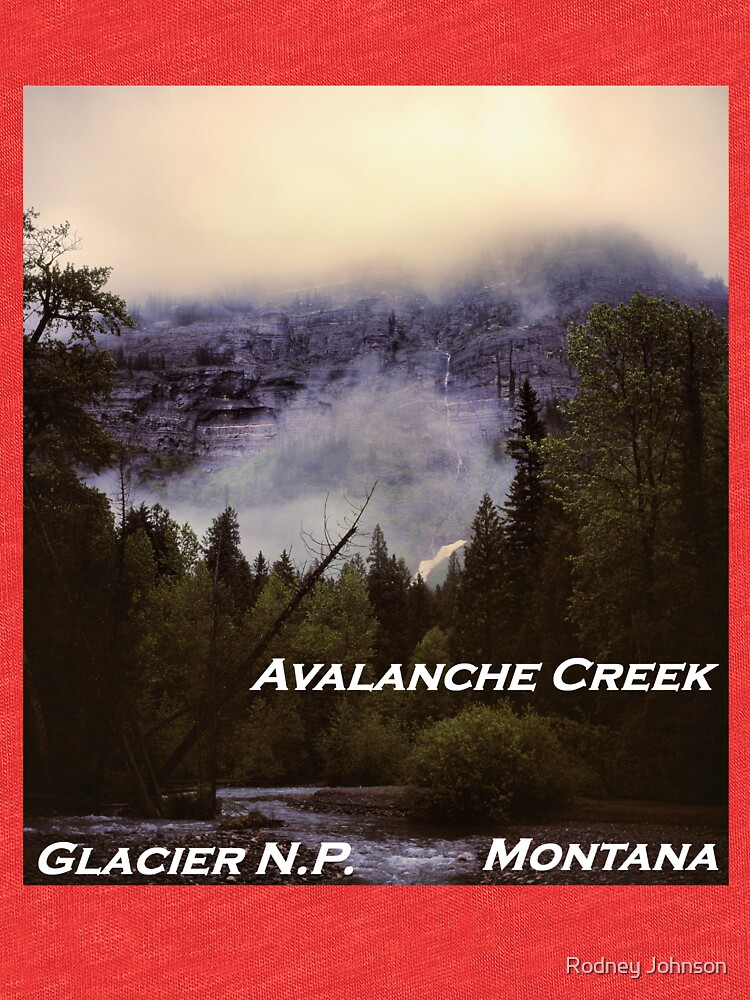 Avalanche Creek, Glacier N.P., Montana by rodneyj46
