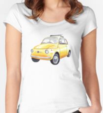 Fiat 500 Women's Fitted Scoop T-Shirt