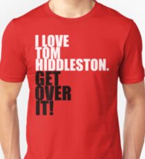 Camiseta unisex Amo a Tom Hiddleston. ¡Superalo!