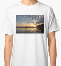 Cloud Alignment - Perfectly Positioned Clouds Emphasize the Sunset Classic T-Shirt