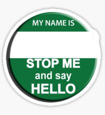 The Inbetweeners - "Nice Badge" make your own Sticker