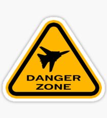 Danger Zone - Triangle Sticker