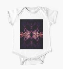 Abstract smoke fractal - The all seeing eye One Piece - Short Sleeve