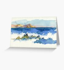 Black Sea Shore Greeting Card