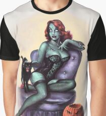 Zombie Girl Pin Up Graphic T-Shirt