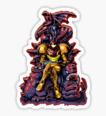 Metroid - The Huntress' Throne -Gaming Sticker