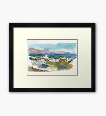 Waves in Koktebel Framed Print