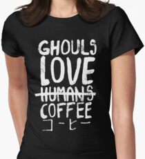 Ghouls lieben Kaffee Tailliertes T-Shirt für Frauen