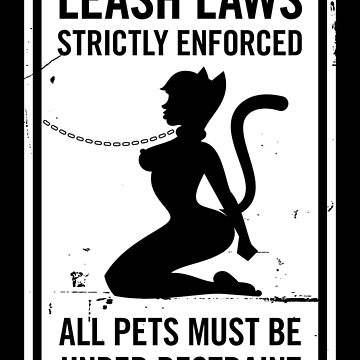 Artwork thumbnail, Leash Laws Strictly Enforced - catgirl version  by penandkink