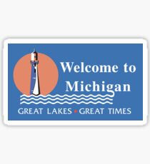 Welcome to Michigan, Road Sign Sticker
