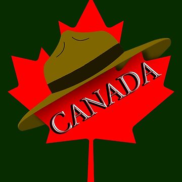 Canada Mountie Hat Sticker for Sale by Gravityx9