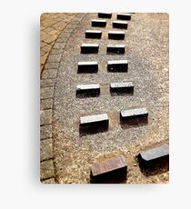 Lock footholds Canvas Print