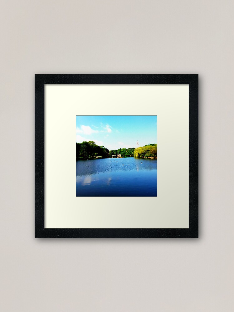 Alternate view of The Lake, University Park, Nottingham Framed Art Print