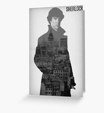 BBC Sherlock Poster Greeting Card