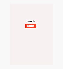 Peace is Hungry Photographic Print