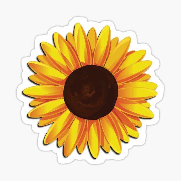 Sonnenblume Sticker