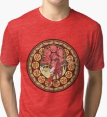 Fooly Cooly (FLCL) Stained Glass Tri-blend T-Shirt