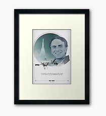 Carl Sagan Poster Framed Print