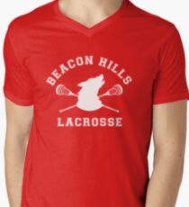 Beacon Hills Lacrosse Men's V-Neck T-Shirt