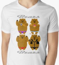 BEARS Men's V-Neck T-Shirt